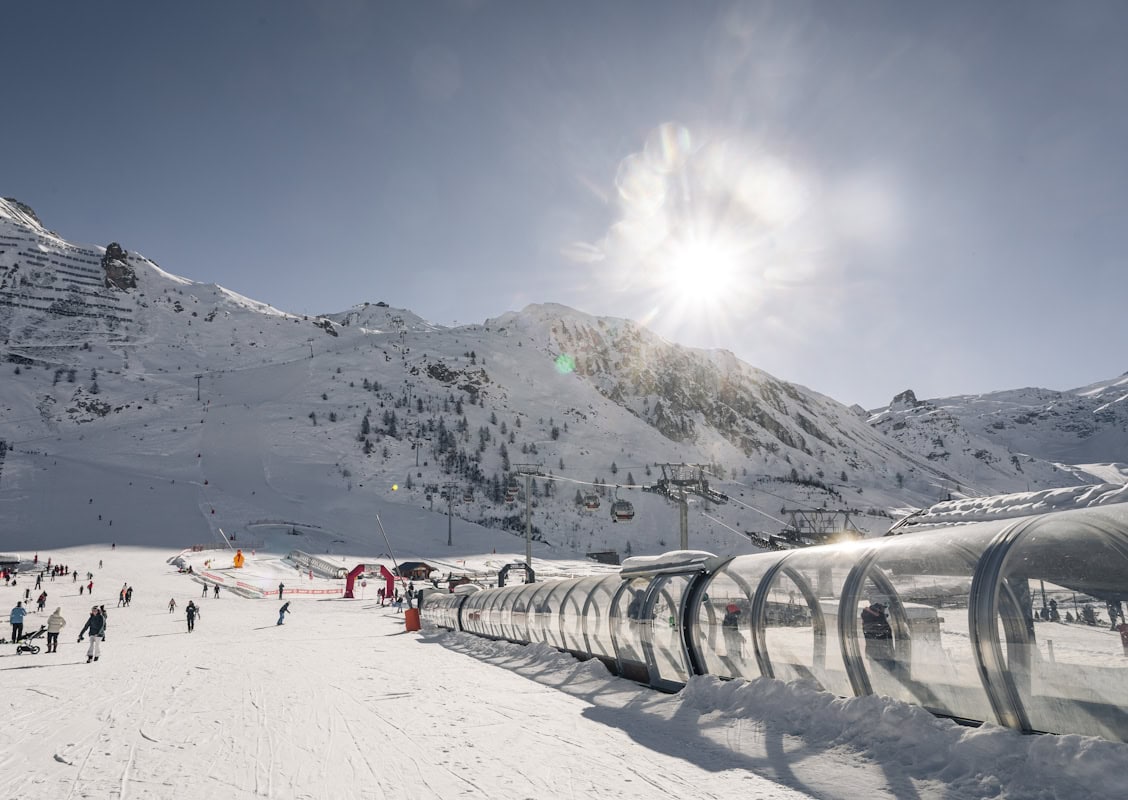 Front de neige de Tignes le Lac l'hiver - NGPROD